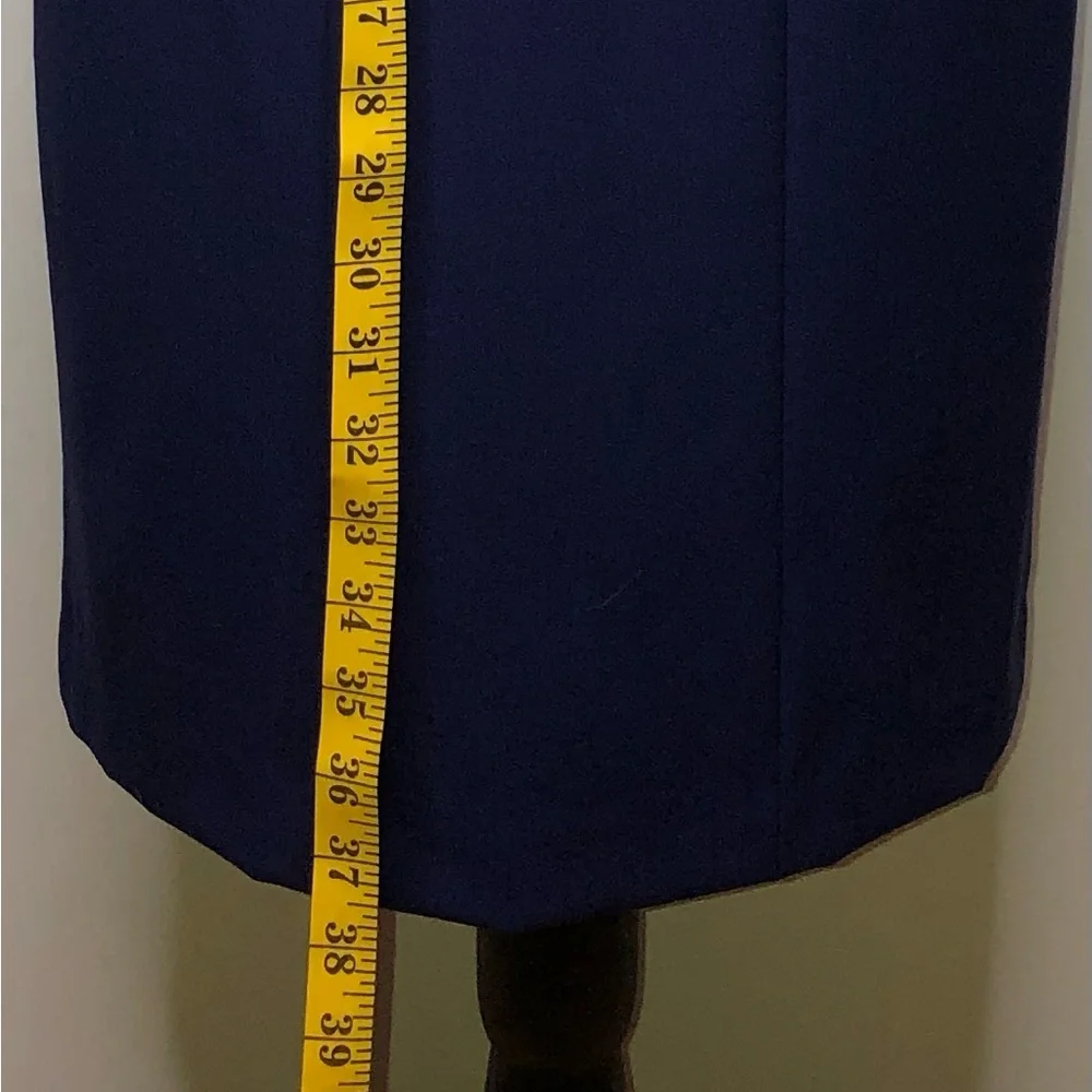 Calvin Klein Navy Blue Sleeveless Midi 4 Dress